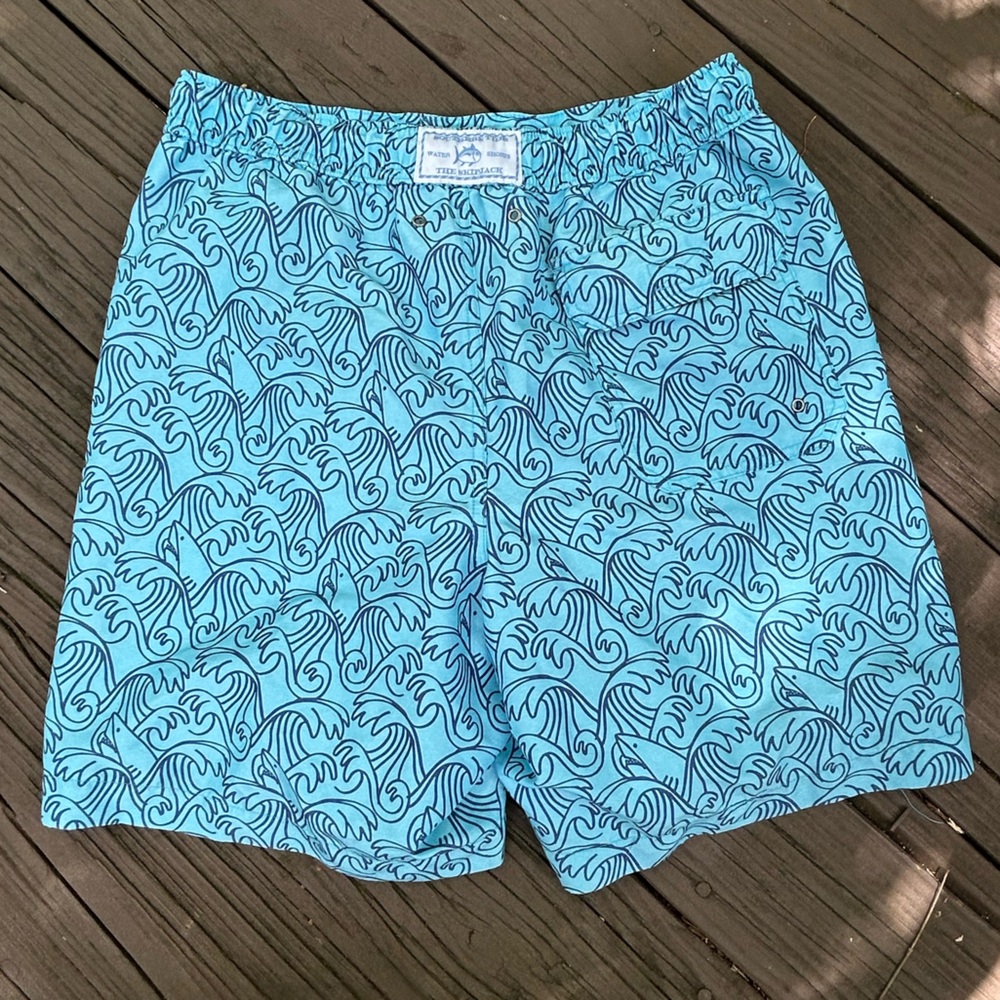 Southern Tide Blue Swim Shorts